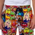thumbnail image 3 of The Muppets Pajamas Men's Kernit Miss Piggy Fozzie Bear AOP Lounge Pj Pants, 3 of 4