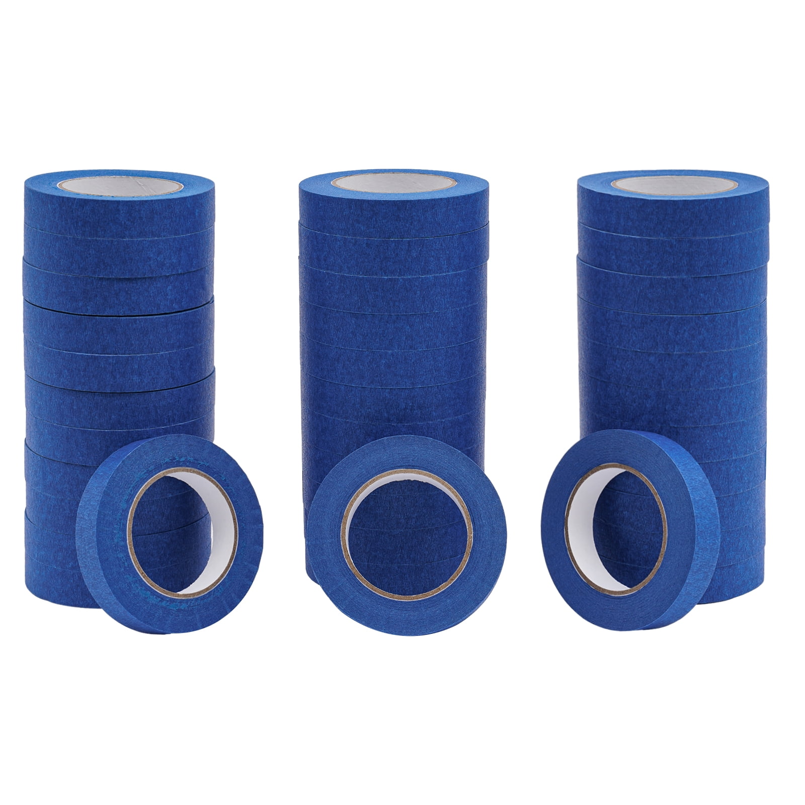 Modern Round 34/54 Rolls Blue Masking Tape Painting 2.4cm x 55m High Adhesive Non-marking Blue