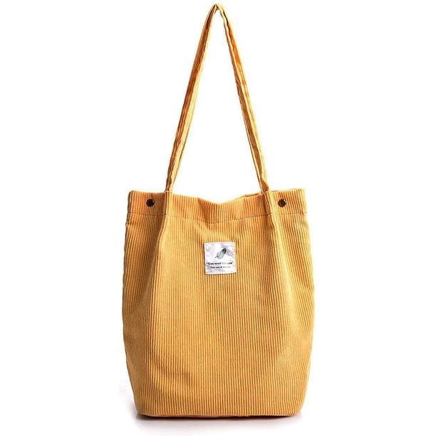 Bolso de señora bolso grande de pana bolso de señora shopper señoras para trabajo universitario escuela de niñas Adepaton LL-2388-1