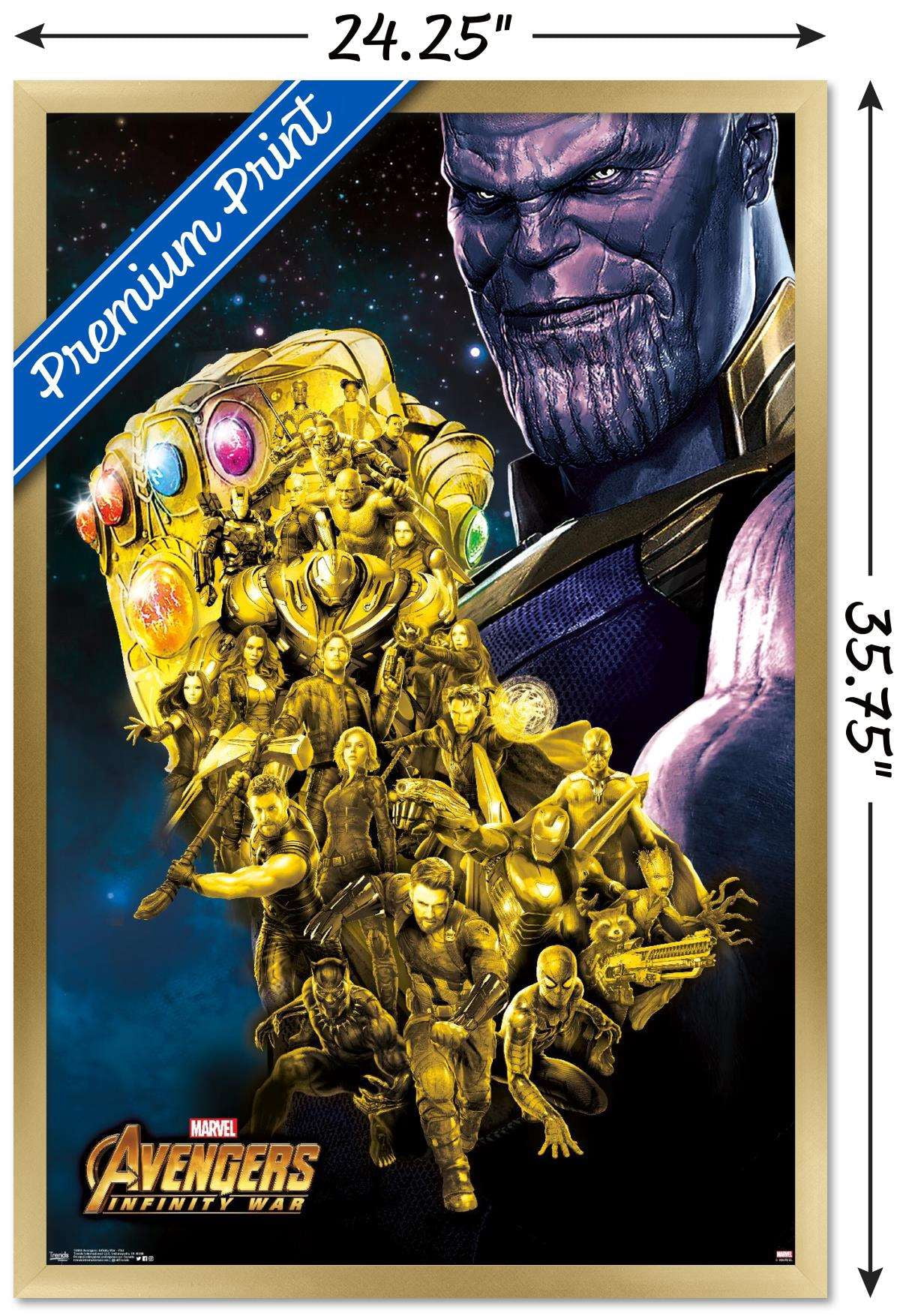 Marvel Cinematic Universe - Avengers - Infinity War - Fist Wall Poster, 22.375" x 34", Framed