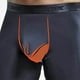 thumbnail image 5 of Pantalones largos para hombre, de color liso, ajustados, cálidos, de poliéster, 5 of 5
