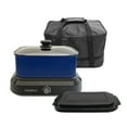 thumbnail image 5 of West Bend Versatility Slow Cooker with Thermal Travel Tote and Non-Stick Surface, 5 Qt. Capacity, in Blue (87905B), 5 of 6