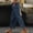 Blue, variant on Womens Linen Pants Casual Petite Drawstring Elastic Waist Summer Wide Leg Pants Beach Pull On Lounge Trousers with Pockets Green 2XL