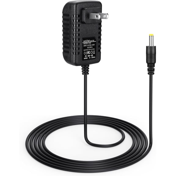 CoolStuff 15W 12V 1.25A Power Adapter with 5FT Cord, Replacement Charger for Echo Pop/Dot 5th/4th/3rd Gen/Kids Edition/TV Cube/Show 5 Smart Speakers & Media Players