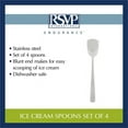 thumbnail image 4 of Stainless Steel Ice Cream Spoons (Set of 4) 6.25 x 1.125 x 0.5, 4 of 9