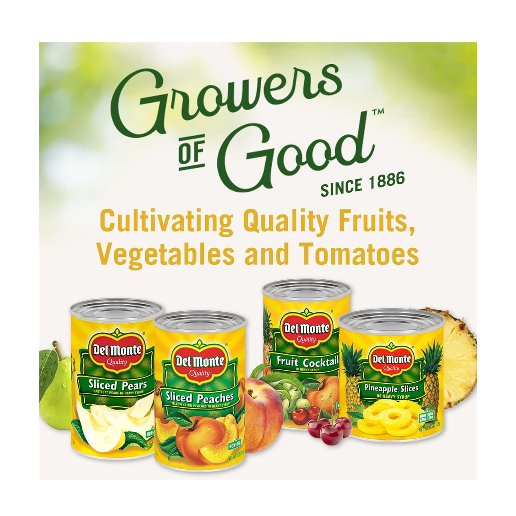 Del Monte Yellow Cling Sliced Peaches (Pack of 8)