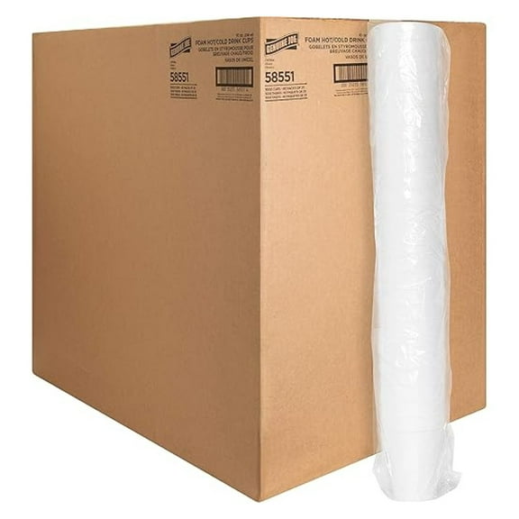 Hot/Cold 10oz Foam Cups (Pack of 1000)