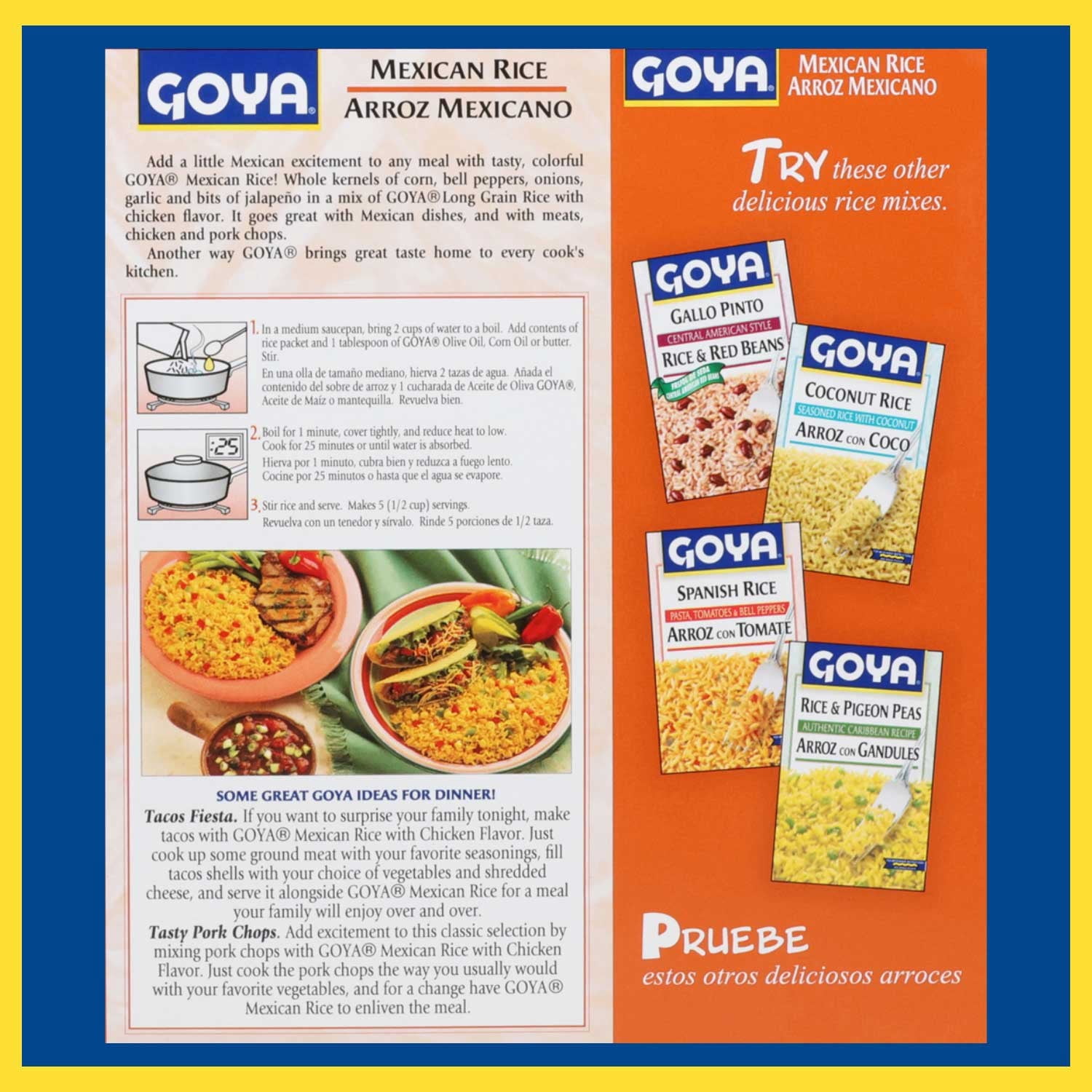 Goya Mexican Rice Mix Chicken 7 oz (6 packs)