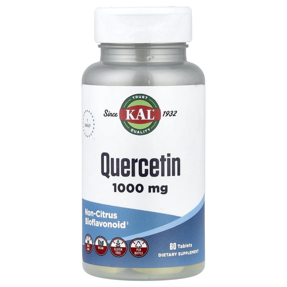 KAL Quercetin, 1,000 mg, 60 Tablets