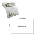 thumbnail image 3 of Yyuenw Summer Quilt, 59x39-Inch Washed Cotton Quilt, Elegant Print & Skin-Friendly, Suitable for Dorm, Home and Home Decor, 3 of 6