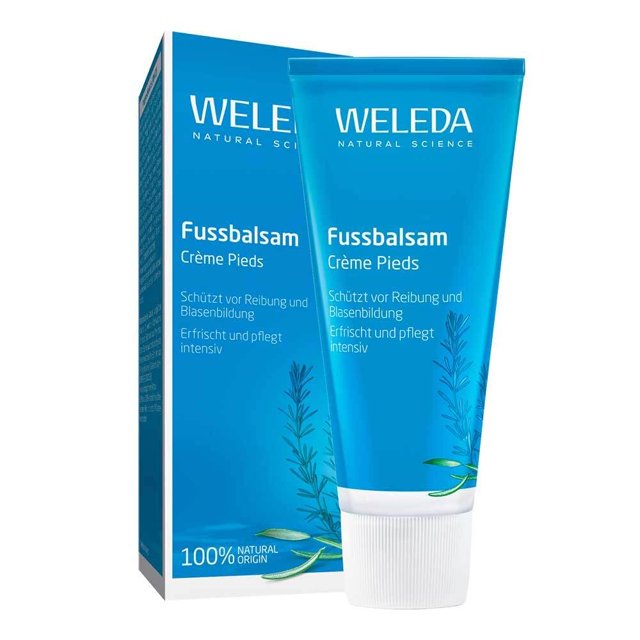 Bálsamo para pies Weleda, 75 ml, hidratante para la piel