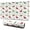 White Cartoon Dinosaurs-1, variant on Long Mouse Pads for Desk,White Cartoon Dinosaurs Leaves Pattern Desk Mats on Top Of Desks, Desk Mouse Pad Extra Large with 3mm Non-Slip Base and Stitched Edge for Gaming,Office,Work,Home 31.5"x11.8"