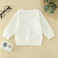 thumbnail image 5 of Baby Girl Outfits Toddler Baby Boys Girls Pumpkin Print Long Sleeve Tops Kids Clothes Girls' Clothing Sets (White,90 2-3 Years), 5 of 6