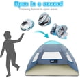 thumbnail image 4 of Pop Up Beach Tent, UV Protection Portable Lightweight Foldable Indoor Outdoor Tent for 2-3 Persons, 4 of 5