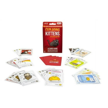 Exploding Kittens On the Go Travel 2 Player Edition Card Game, Cardstock