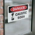 thumbnail image 4 of Caustic Soda OSHA Danger Vinyl Decal Label 24 Inch x 18 Inch - 10 Pack, 4 of 6