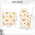 thumbnail image 3 of Honeii Squirrel Maple Leaves And Nuts patten Oven Mitts and Pot Holders Sets, Baker Oven Mitts, Mittens for Kitchen Decor, Baking Lover over Gloves Gifts, 3 of 7