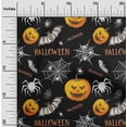 thumbnail image 2 of oneOone Silk Tabby Black Fabric Halloween Diy Clothing Quilting Fabric Print Fabric By Yard 42 Inch Wide, 2 of 4