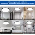 thumbnail image 4 of Lámpara de Techo de 24W, 7200k Lamparas de Techo para Baño, IP55 Impermeable, Lamparas Decorativas Techo para Dormitorio Balcón Cocina Sala Habitación, 30cm, 4 of 5