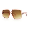 thumbnail image 6 of Womens Classical 90s Butterfly Designer Style Chic Thin Plastic Sunglasses Pink - Brown, 6 of 8