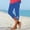 B#Blue, variant on DPTALR Women's Summer High-Waisted Solid Color Slim-Fit Yoga Gym Capris,Brown,Size L