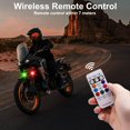 thumbnail image 3 of HLONK 4PCS Wireless LED Strobe Lights with Remote Control  8 Colors USB Charing Waterproof Anti-Collision Led Emergency Warning Lights for Car Motorcycle Drone Aircraft Bike, 3 of 7