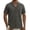 Grey, variant on CHUMUD Mens Cuban Collar Shirt, Short Sleeve Button-Down Camp Collar Vacation Shirt, Casual Summer Tops