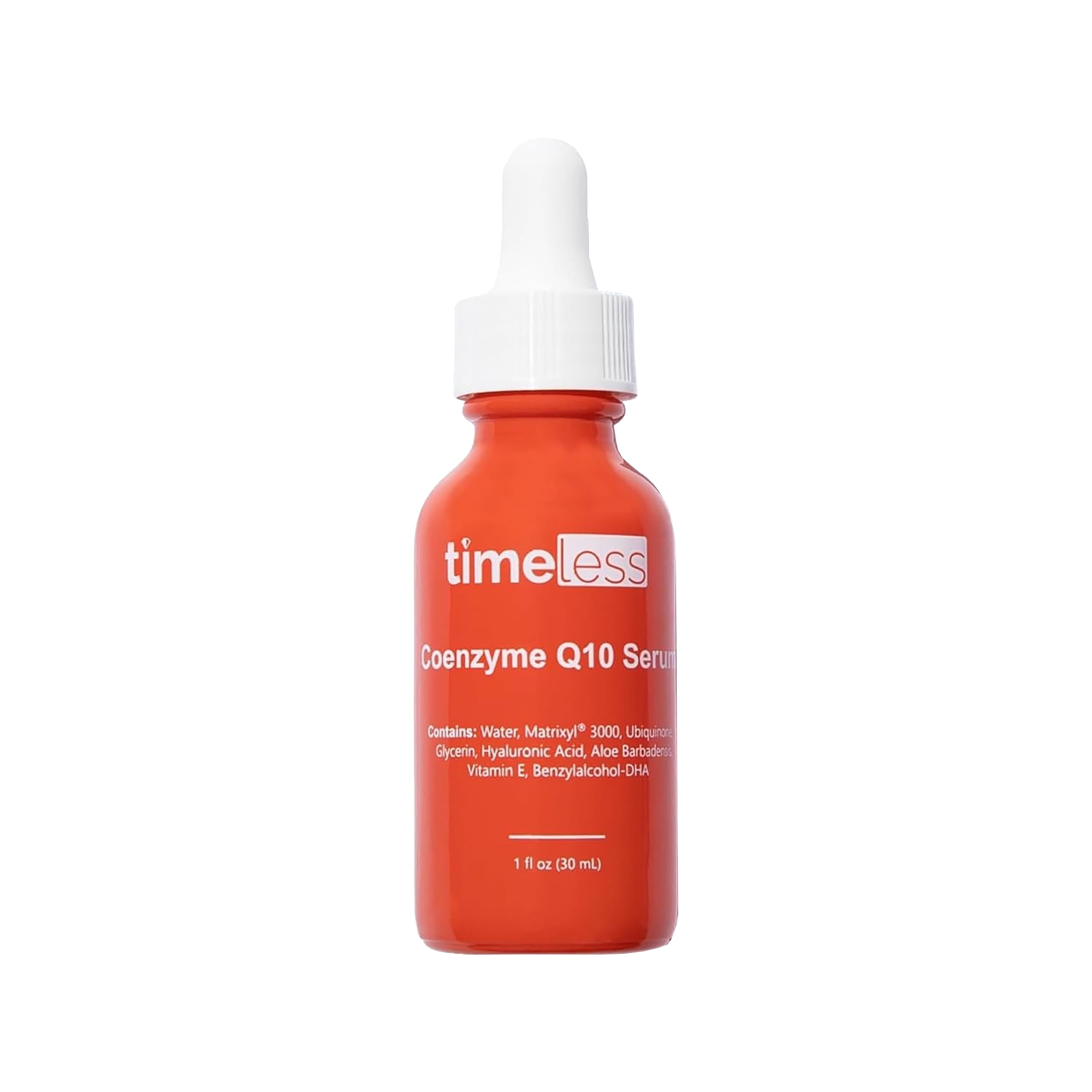 Timeless Skin Care Coenzyme Q10 Serum Skin Care Serum for Smoothing Fragrance Free Coenzyme Q10 with Hyaluronic Acid 1 Fl oz