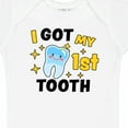 thumbnail image 4 of Inktastic I Got My 1st Tooth with Cute Tooth Baby Boys or Girls Baby Bodysuit, 4 of 5