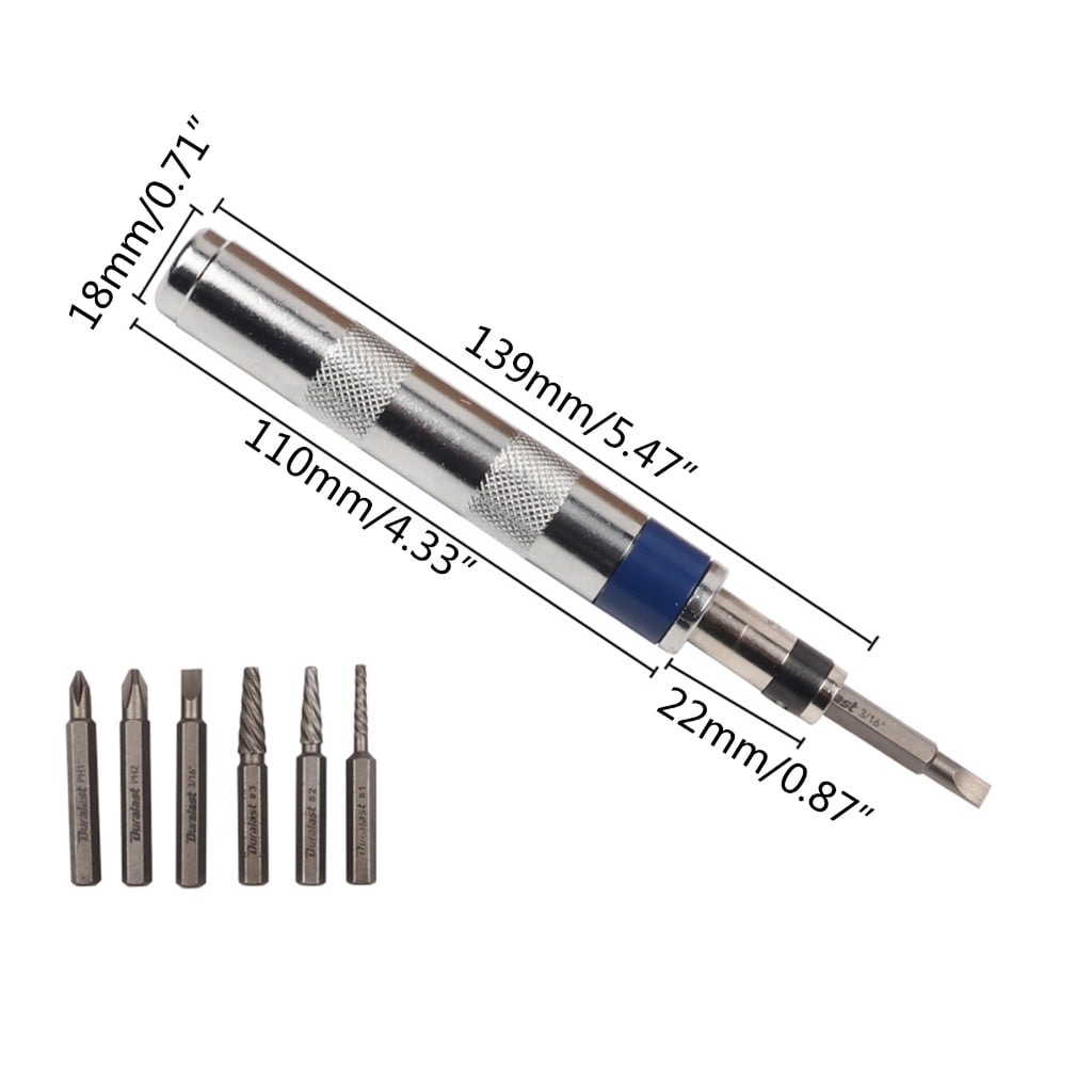ROZYARD Quality 1/4 Drive Impact Driver for Household Maintenance Home Repair Tool