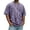 Purple, variant on Men's Corduroy Crewneck T Shirt, Short Sleeve Loose Fit Tee, Casual Summer Athletic Top