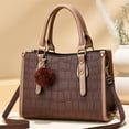 thumbnail image 3 of Crossbody Bag for Women Trendy Pattern Top Handle Satchel Shoulder Bag Vegan Leather Large Purses, 3 of 3
