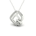 thumbnail image 2 of Imperial 1/10ct TDW Fashion Necklace S925 Sterling Silver, 2 of 3
