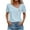 Z30 Light Blue, variant on Landzoo Women'S Tees Solid Color Short Sleeve Slash Neck T Shirt Summer Quick Dry Women Shirt Size L Army Green