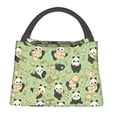 thumbnail image 2 of General Cute Panda Pattern Insulated Lunch Bag, 2 of 8
