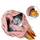 thumbnail image 3 of Bolsa De Gimnasio Deportiva Con Compartimento Para Zapatos Y Bolsillo Para Mojados Bolsa De Gimnasio Para Mojados Y Secos - Rosa, 3 of 5