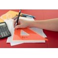 thumbnail image 4 of Pacific Arc Drafting Triangle 18-Inch 45/90 Degrees Fluorescent Orange, 4 of 4