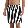 thumbnail image 2 of Naloa Zebra Men's Beach Shorts, Surfing shorts, Swim trunks, Quick Dry Swim Trunks for Surfing Beach Fun - X-Large, 2 of 9