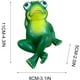 thumbnail image 4 of Figuritas de ranas bonitas, estatuas de animales, escultura de rana de resina, pequeños adornos decorativos para macetas de bonsái, escritorio, armario, jardín, patio., 4 of 6