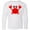 AA-White, variant on Inktastic Cute Red Crab Long Sleeve Youth T-Shirt
