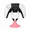 Pink, variant on 3D Printed Gaming Controller Holder Stand for PS5 Xbox PS4, Desktop Mount, Phone Holder, Gaming Accessories (Red)