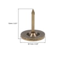 thumbnail image 3 of Uxcell 11mmx13mm Flat Head Furniture Nail Bronze Tone Upholstery Nails Tacks 50 Pack, 3 of 5