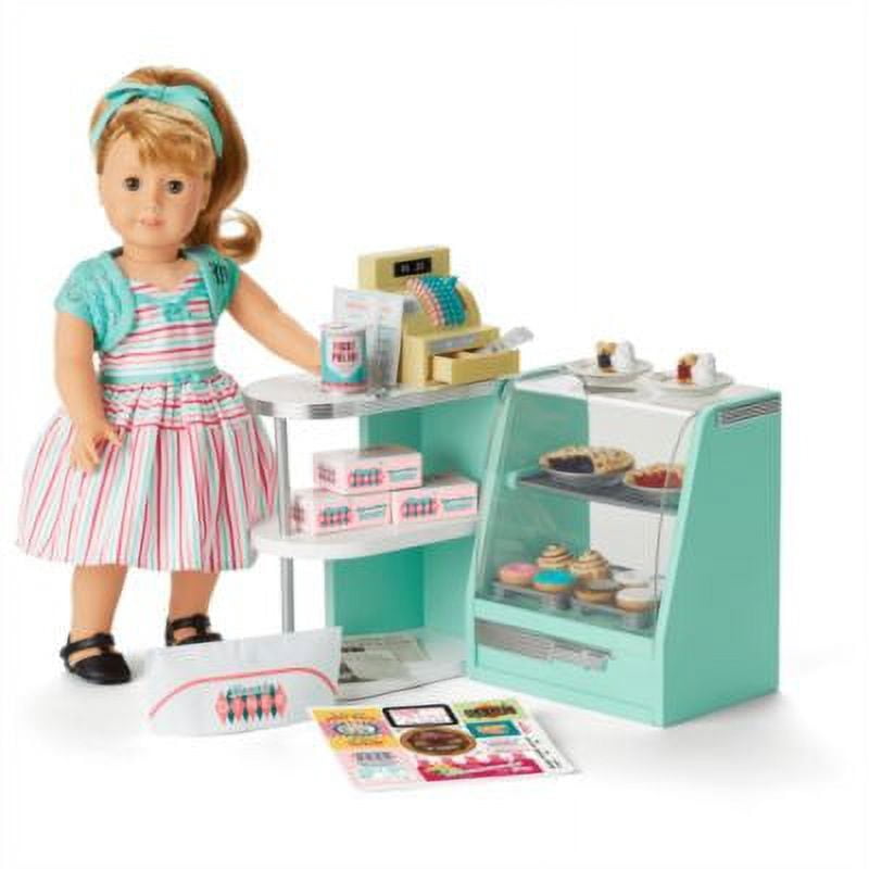 American Girl Mayellen's Seaside Diner Bakery Case for 18" Dolls (Doll Not Included)