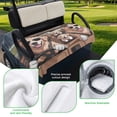 thumbnail image 5 of Golf Cart Seat Covers for 2 Seater, Funny Dog Printed Soft Microfiber Cart Seat Towel Blanket, Cartoon Diving Dog Cute Absorbent Breathable Non Slip Bench Seats Protector for Golf Course 51"x31", 5 of 9