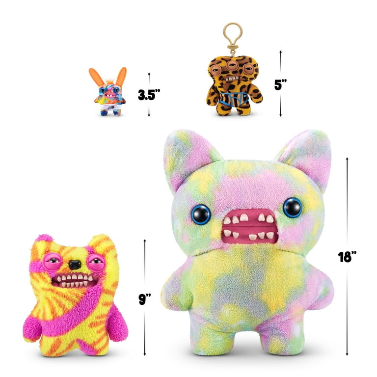 Fuggler Key Rings 5 inch (Annoyed Alien), Funny Ugly Monster Soft