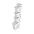 thumbnail image 2 of Lipstore Laundry Basket with Wheels Rolling Laundry Sorter Cart for Toys Laundry Room 4 Layer, 2 of 8
