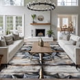 thumbnail image 3 of 6'x9' Area Rugs, Retro Coastal Indoor Outdoor Area Rug for Living Room Bedroom, Nautical Ocean Compass Summer Beach Washable Bathroom Rugs Kitchen Floor Carpet Mats Home Decor Aesthetic, 3 of 8