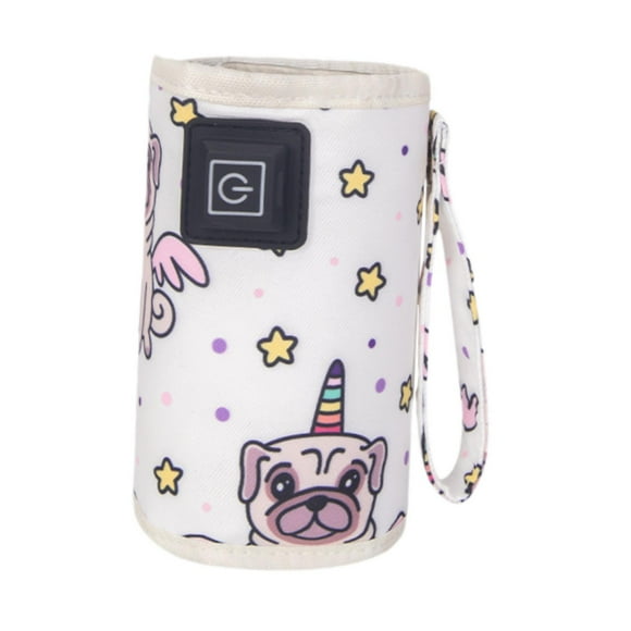 Bolsa calentadora de biberones con aislamiento térmico y USB, ideal para hogar de ancianos, compras y viajes.