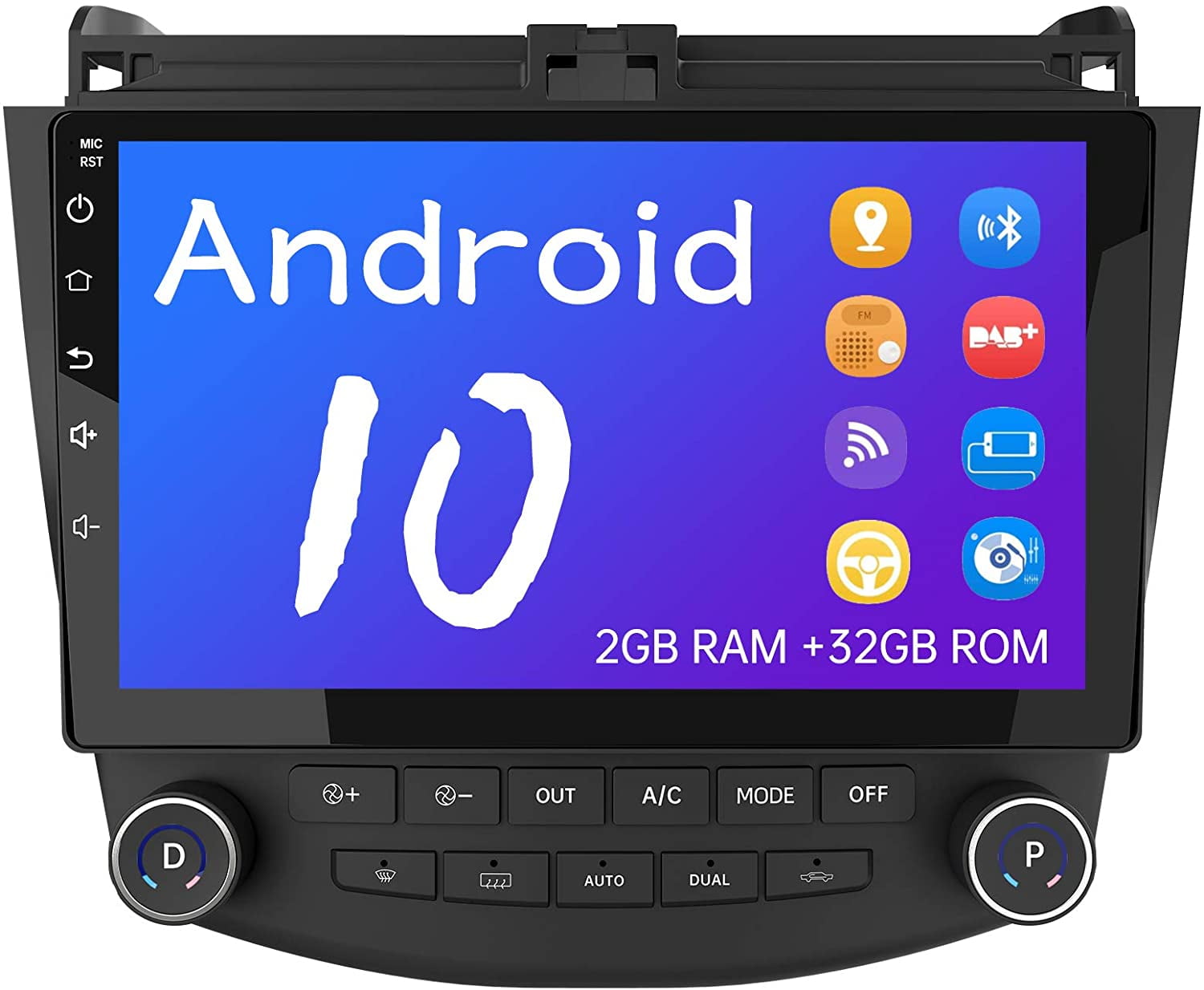 AWESAFE Android 10.0 Car Radio Stereo 10 inch Touch Screen Head Unit