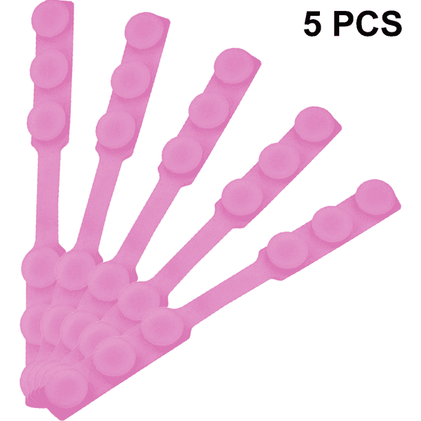 Extensor de la correa del cinturón del oído sin hebilla de 4 piezas, gancho del soporte de la máscara anti-apriete Accesorios de la correa del oído Extensión de las empuñaduras del oído Máscara Hebilla Dolor de oído aliviado MFZFUKR 2033596-4